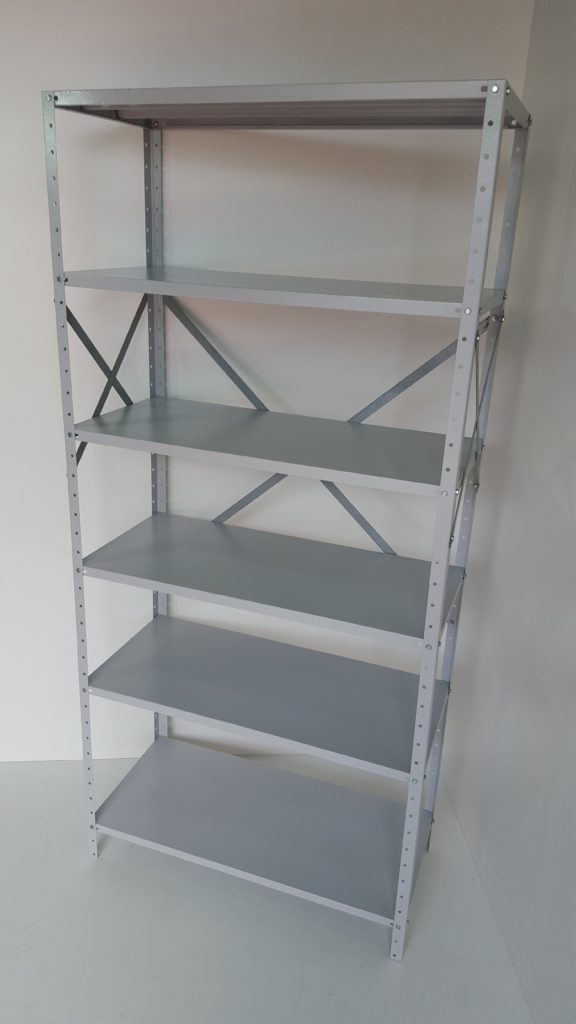 Estante De Aço Com 6 Prateleiras reforco em X Montagem de Estante de Aço em Jaraguá do Sul